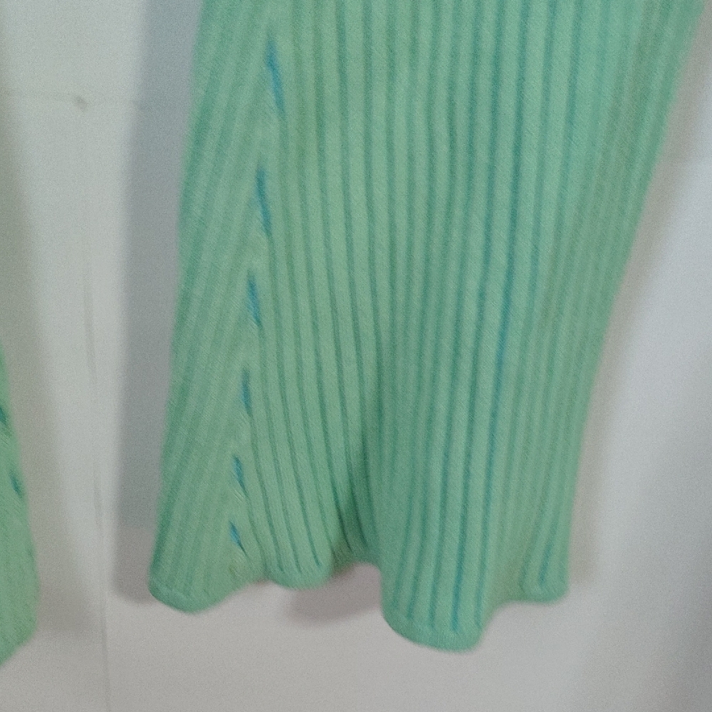 Sofia By Sofia Vergara Mint Ribbed Flare Pants. J - image 5